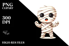 Simple Funny Halloween Clipart PNG Product Image 2
