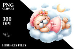Cute Baby Walrus Sleeping PNG Product Image 2