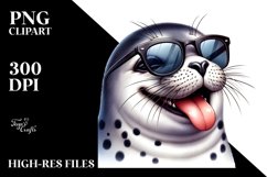 Detailed Seal Tongue Smiling | Clipart Product Image 3