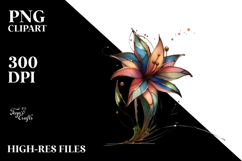 Wooden Lily PNG Product Image 2