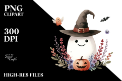 Simple White Witch Hat PNG Product Image 2