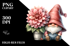 Exquisite Dahlia GNOME PNG Product Image 2