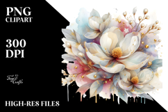 Magnolia, Intricate PNG Product Image 2