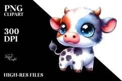 Cute Baby Cow, Transparent PNG Product Image 2