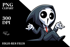 Goofy Reaper Sitting, PNG Product Image 2