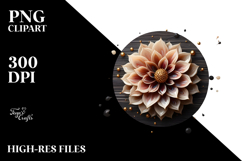 Abstract y Dahlia, Transparent PNG Product Image 2