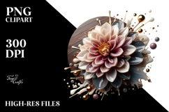 Abstract y Dahlia, Transparent PNG Product Image 2