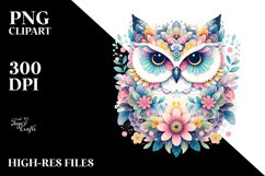 Colorful Owlfloral Product Image 1