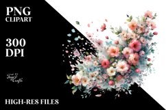 Tumbling Spring Petals | Clipart Product Image 3