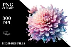 Detailed Shiny Dahlia Made of Transparent PNG Product Image 3