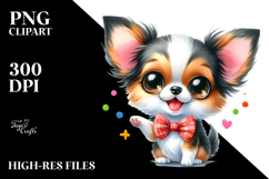 Happy Chihuahua Cartoon PNG Product Image 2