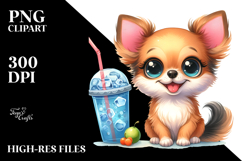 Happy Chihuahua Cartoon PNG Product Image 2