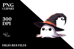 Funny Witch Hat Digital Painting, PNG Product Image 2