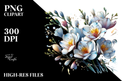 Freesia Made of -Like Material, High-Res PNG Product Image 2