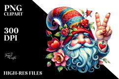 Detailed Valentines Gnome, PNG Product Image 2