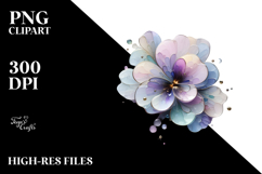 Glossy Pansy PNG Product Image 2