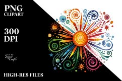 Colorful Sun PNG Product Image 2