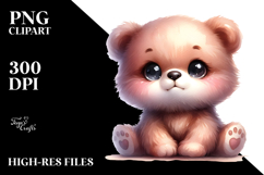 Cute Baby Bear PNG Product Image 2