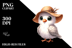 Funny Baby Dove Standing | Clipart Product Image 2