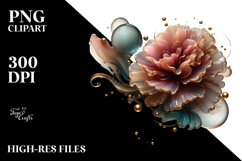 Abstract Glossy Carnation, Transparent PNG Product Image 2