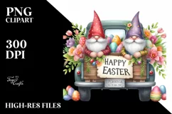 Easter Bunny Clipart |T-shirt, Mug PNG Product Image 7