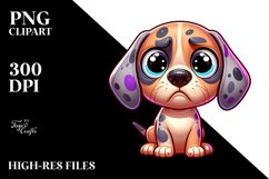 Colorful Funny Baby Great Dane Cartoon | Sublimation | Product Image 1