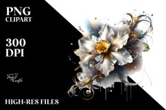 Abstract Artistic Narcissus Clipart Product Image 3