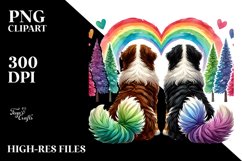 Rainbow Trees with Bernese Mountain Dog Product Image 2