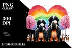 Rainbow Trees with Bernese Mountain Dog Product Image 2