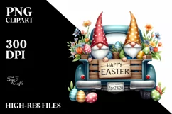 Easter Gnomes Clipart |T-shirt, Mug PNG Product Image 8