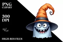Goofy Smile Halloween Hat | Sublimation Clipart Product Image 1