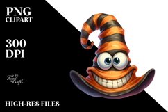 Goofy Smile Hat Halloween Clipart Product Image 3