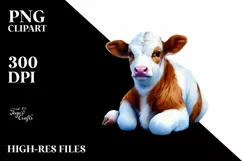 Colorful Baby Cow Dojo PNG Product Image 3