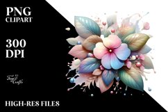 Impatiens Material, Glossy | Clipart Product Image 1