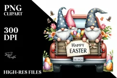 Easter Gnomes Clipart |T-shirt, Mug PNG Product Image 7