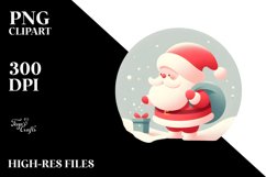 Pastel Christmas Santa PNG Product Image 2