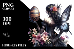 Gothic Fairy Easter Egg PNG Product Image 2
