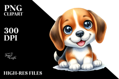 Happy Beagle PNG Product Image 2
