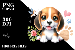 Joyful Beagle PNG Product Image 2