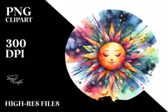 Vibrant Bouquet with Hibiscus | Sublimation Clipart Product Image 3