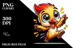 Colorful Baby Woodpecker Dancing Clipart Product Image 3