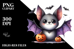 Funny Halloween Bat PNG Product Image 2