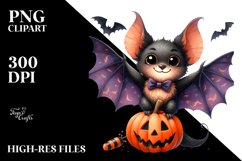 Funny Halloween Bat, High-Res PNG Product Image 3