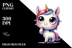Funny Simple Unicorn PNG Product Image 2