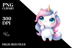Funny Simple Unicorn PNG Product Image 2