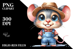 Baby Mouse Big Eyes Sun Hat | Clipart Product Image 2