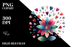 Sweet Heart Flower PNG Product Image 2