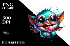 Funny Mini Banshee with Sunglasses PNG Product Image 2
