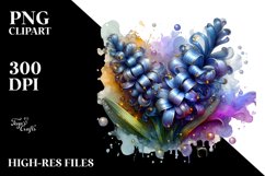 Shiny -like Hyacinth | Clipart Product Image 1