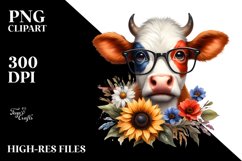 Caricature-like Cow Clipart Product Image 1